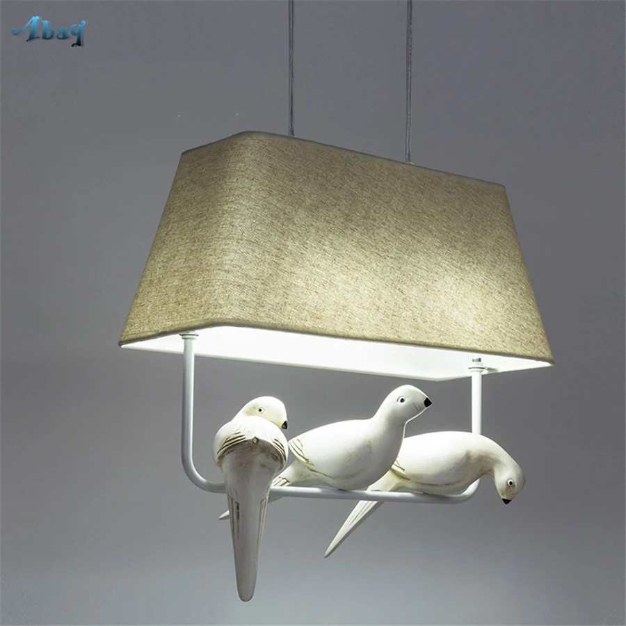 Us 55 2 40 Off Nordic Fabric Lampshade Bird Pendant Lights For Living Room Children S Bedroom Light Fixtures Creative Led Hang Lamp In Us 55 2 40 Off Nordic Fabric Lampshade Bird Pendant Lights For Living Room Children S Bedroom Light Fixtures Creative Led Hang Lamp In