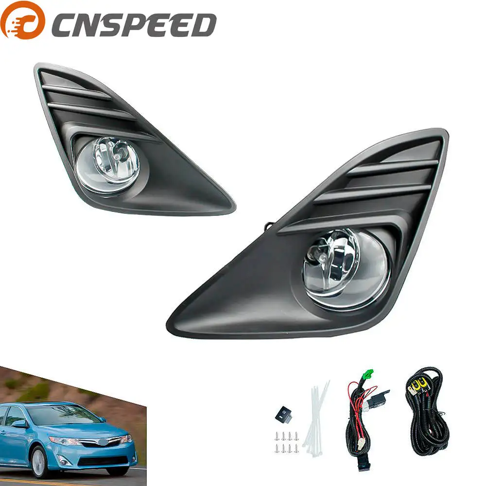 CNSPEED Fog light for TOYOTA CAMRY 2012 2014 fog lamps Clear Lens