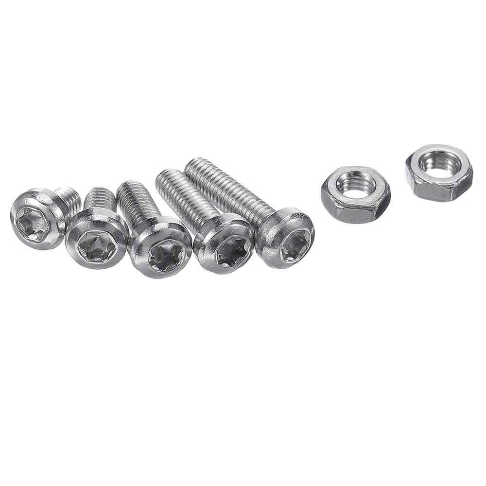 Suleve M3ST2 300 шт. M3 Torx машинный винт 304 нержавеющая сталь головкой 4-12 мм болт гайка ассортимент