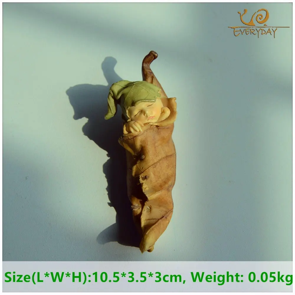 Everyday Collection Angel Figurine Miniature Fairy Garden Ornament Leaf baby Christmas tree Decoration for Home Child Gift ornament crafts miniature figurines miniature ornament