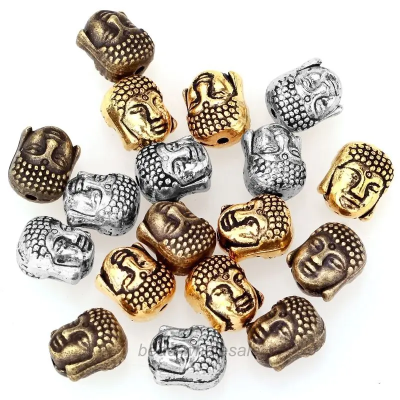Whole Factory Price 20pcs Metal Silver Buddha Beads Gold Tibetan Whole Factory Price 20pcs Metal Silver Buddha Beads Gold Tibetan Er For Bracelet Jewelry Making 10x8mm In From