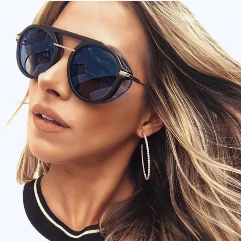 

2018 Unisex Luxury Oversized Shield Women Sunglasses Driving Male Brand Sun Glasses For Women Harajuku Style Shades UV400 Oculoz