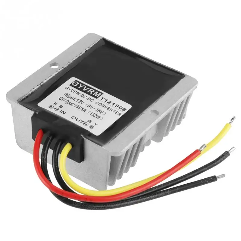 

Boost Module DC12V to DC 19V 8A 152W Voltage Step Up Converter Boost Power Module