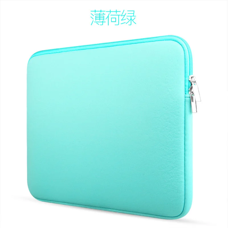 Новое поступление, однотонный чехол-сумка для ноутбука Macbook AIR PRO retina 1", 12", 1", 14" 1", 15,6 дюймов - Цвет: Небесно-голубой
