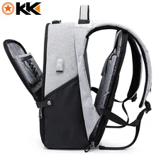 Кака новый 15.6 дюймовый ноутбук рюкзак мужской USB Бизнес anti theft рюкзак для Для мужчин Mochila Мода путешествия Рюкзаки Школьные ранцы 806