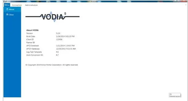 Для Volvo Penta VODIA 5 20 с обновлением Apci +| |