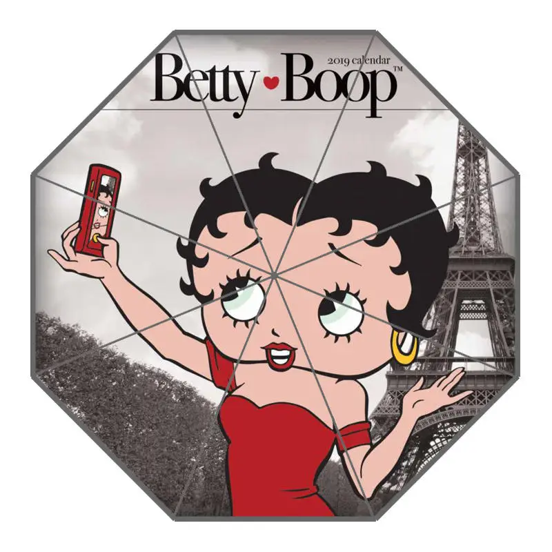 На заказ Betty boop Зонты Новое поступление полезный складной солнечный и дождливый зонтик от солнца - Цвет: Цвет: желтый