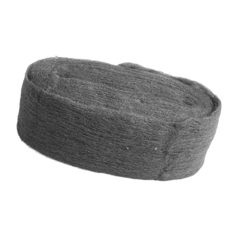 3.3m Grade 0000 Steel Wire Wool Wrap Metal Polishing Accessory Grinding Cleaning Non Crumble Remover