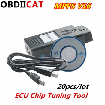 

20pcs Professional MPPS V16 K Can Flasher ECU Chip Tuning Tool MPPS V16 High Recommended Car Diagnostic Cables Chip Tuning Tool