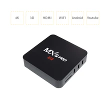 TV BOX RAM RK3229 Kodi 17.4 MXQ PRO 1G RAM +8G ROM Android 6.0 TV Box HDMI 2.0 H.265 4K WIFI Smart Media Player
