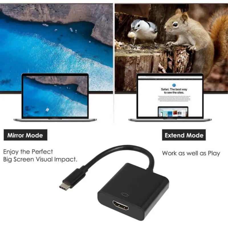 USB C to HDMI Adapter 4K Type C 3.1 Male to HDMI Female Adapter Converter for MacBook Chromebook Samsung HTC HUAWEI LG DELL XPS USB C to HDMI Adapter 4K Type C 3.1 Male to HDMI Female Adapter Converter for MacBook Chromebook Samsung HTC HUAWEI LG DELL XPS