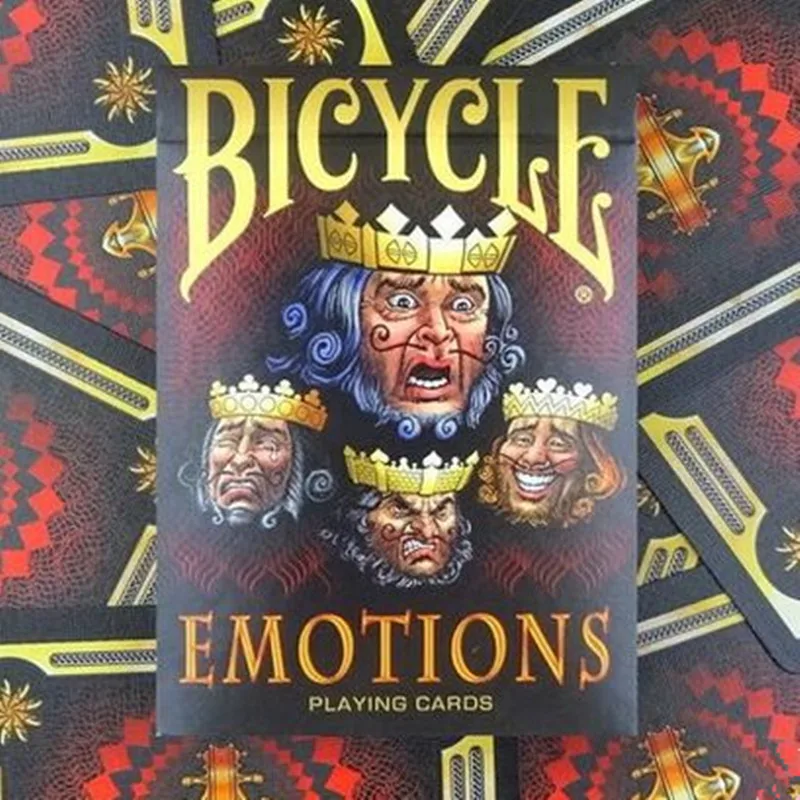 Goedkoop 1 Stks FIETS Poker Emoties Speelkaarten Poker Size Dek USPCC Custom Limited Edition Nieuwe Verzegelde Magic Props Magi Tricks