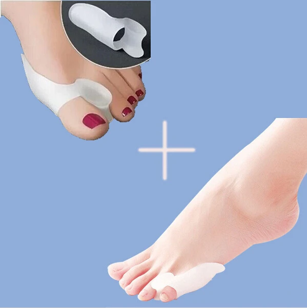 

Silicone Gel foot fingers Toe Separator thumb valgus protector Bunion adjuster Hallux Valgus Guard feet care