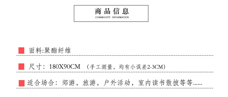 Commodity Information for Individual Products