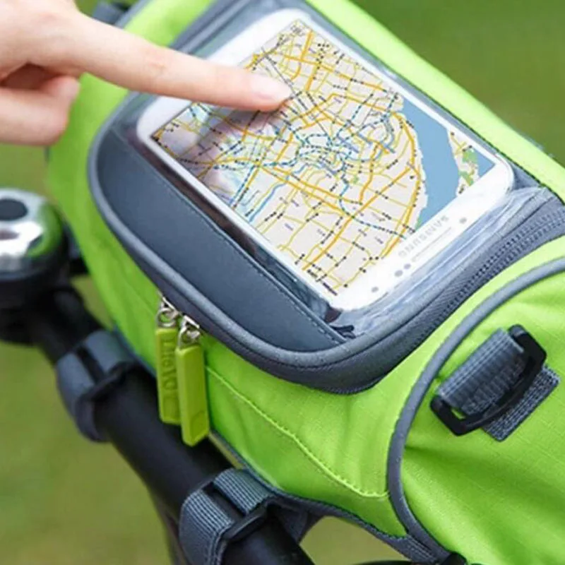 Perfect 2019 New Design Travel Bicycle Trunk Luggage Durable Portable Bicycle Bags Cycling Outdoor Hiking Front Basket Pannier Frame 5