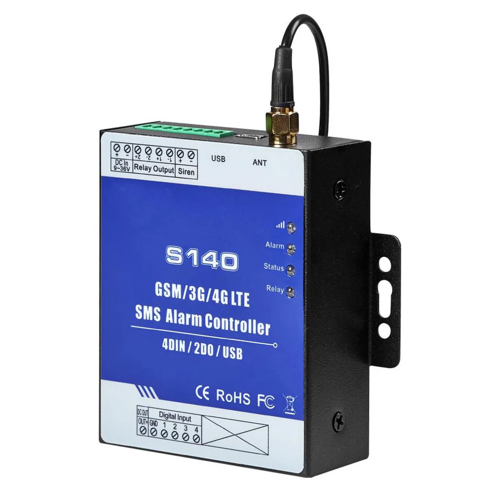 

3G IOT RTU SMS Remote Terminal Unit for Meteorological Weather Stations Monitoring in-built watchdog 4DI+2RO