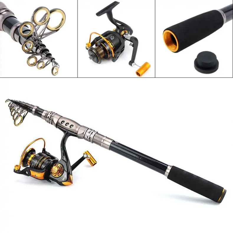 2.1 m الكربون تلسكوبي إغراء البحر الصيد رود كومبو مع 3000 الغزل المعدنية الصيد بكرات و مقبض الصيد معالجة حقيبة التخزين 2.1 m الكربون تلسكوبي إغراء البحر الصيد رود كومبو مع 3000 الغزل المعدنية الصيد بكرات و مقبض الصيد معالجة حقيبة التخزين