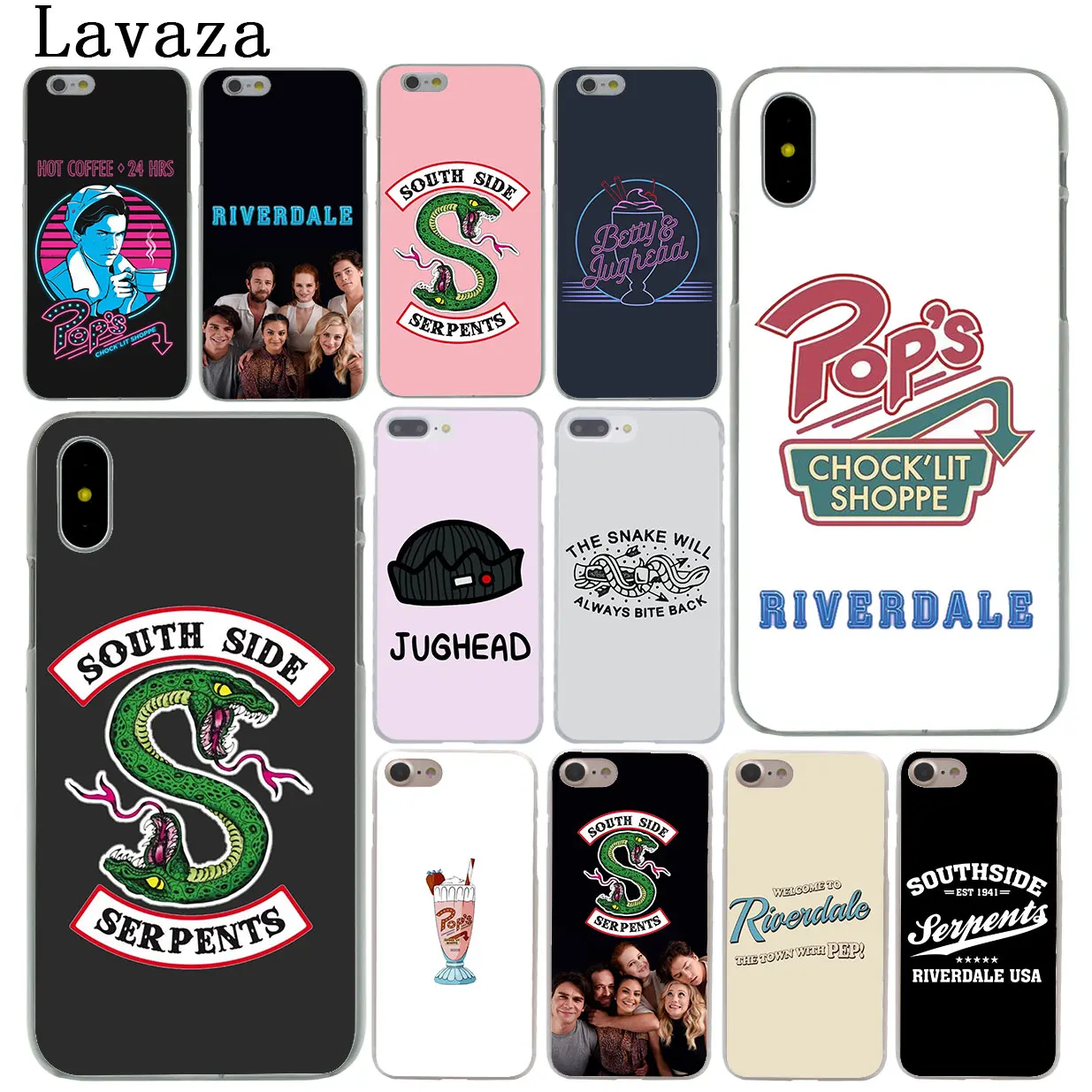 

Lavaza Riverdale South Side Serpents Phone Case for Apple iPhone XR XS Max X 8 7 6 6S Plus 5 5S SE 5C 4S 10 Cover 8Plus Cases