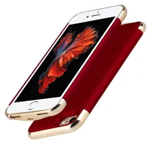 Goldfox зарядное устройство чехол для iPhone 6s 6 7 8 plus ультра тонкий внешний Банк питания чехол для iPhone 8 7 6 6s Чехол для батареи телефона