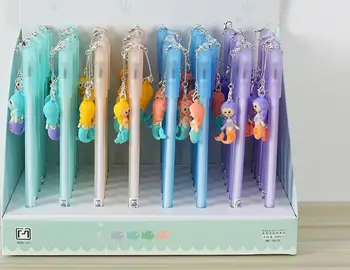 

new cute baby fish korea Gel Pen Ink Pen Gift School prize Office writing Supply student Stationery black needle pen 48pc/lot
