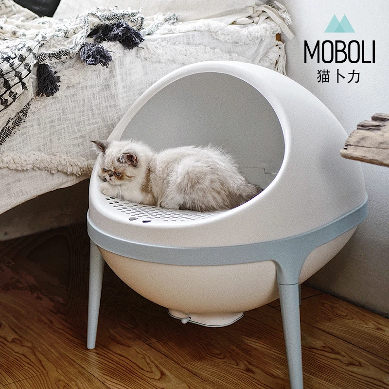 Bassin A Litiere Planete Creative Pour Chat Grand Bac A Litiere Semi Ferme Produits De Litiere Pour Chat Toilette Propre Bassin De Toilette D Entrainement Aliexpress