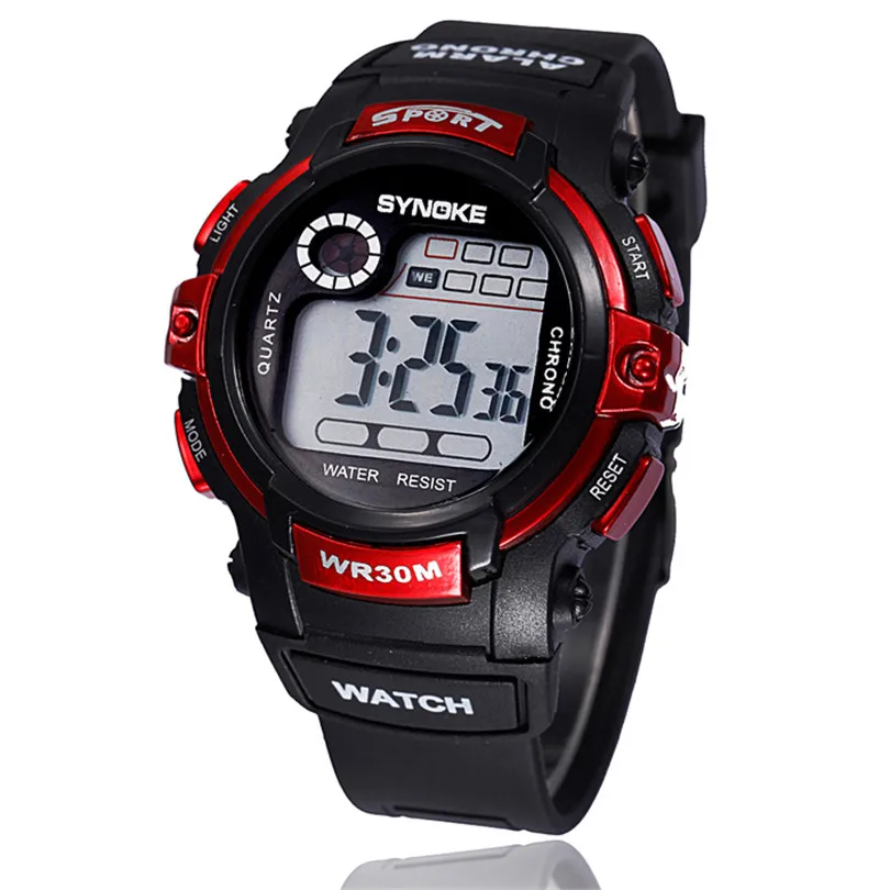 Брендовые модные цифровые светодиодные часы для мальчиков кварцевые часы с будильником Дата спортивные наручные часы Новые Креативные Jun20