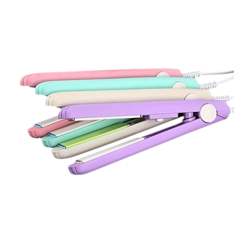 

Mini Ceramic Electronic Hair Straightener Iron Chapinha Straightening Corrugated Irons Hair Crimper Styling Tools 220V