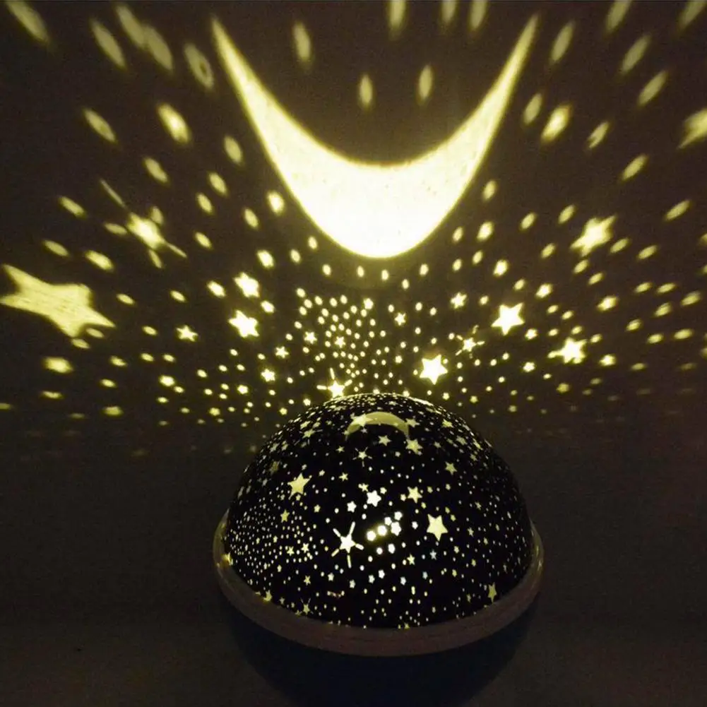 HiMISS люминесцентные игрушки романтическое звездное небо Светодиодный Ночник проектор батарея USB ночник игрушки на день рождения для детей