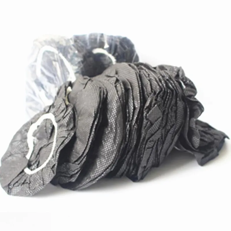 Linhuipad 100pcs Black Replacement Non woven Sanitary headphone covers 12 13cm diameter widely use for big over head headsets