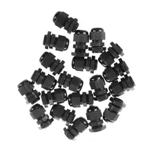 Стиль 1 x нейлоновый водонепроницаемый кабельный разъем M16* 1,5 мм черный кабельный ввод