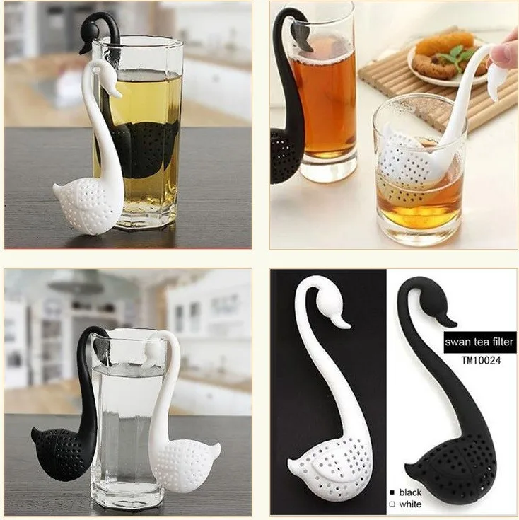 

Swan Spoon Tea Strainer Infuser Teapot cute Tea Infuser Tea Strainer Sets