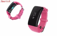 Smartch X16 Bluetooth smart Сердечного ритма Мониторы фитнес-трекер OLED умный браслет для Android IOS 6 конфеты Цвета