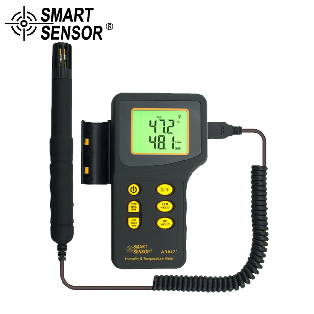 

SMART SENSOR 2 in 1 Digital thermometer thermo hygrometer Multi Function K type Thermocouple humidity temperature meter