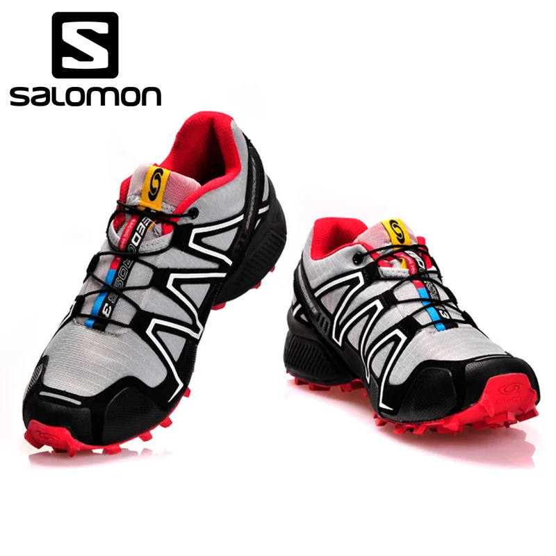 Salomon Speed Cross 3 CS Outdoor Shoes Breathable Men Athletics Male Air Mesh Walkinges Shoes Red Fencing Shoes Size eur 40-46
