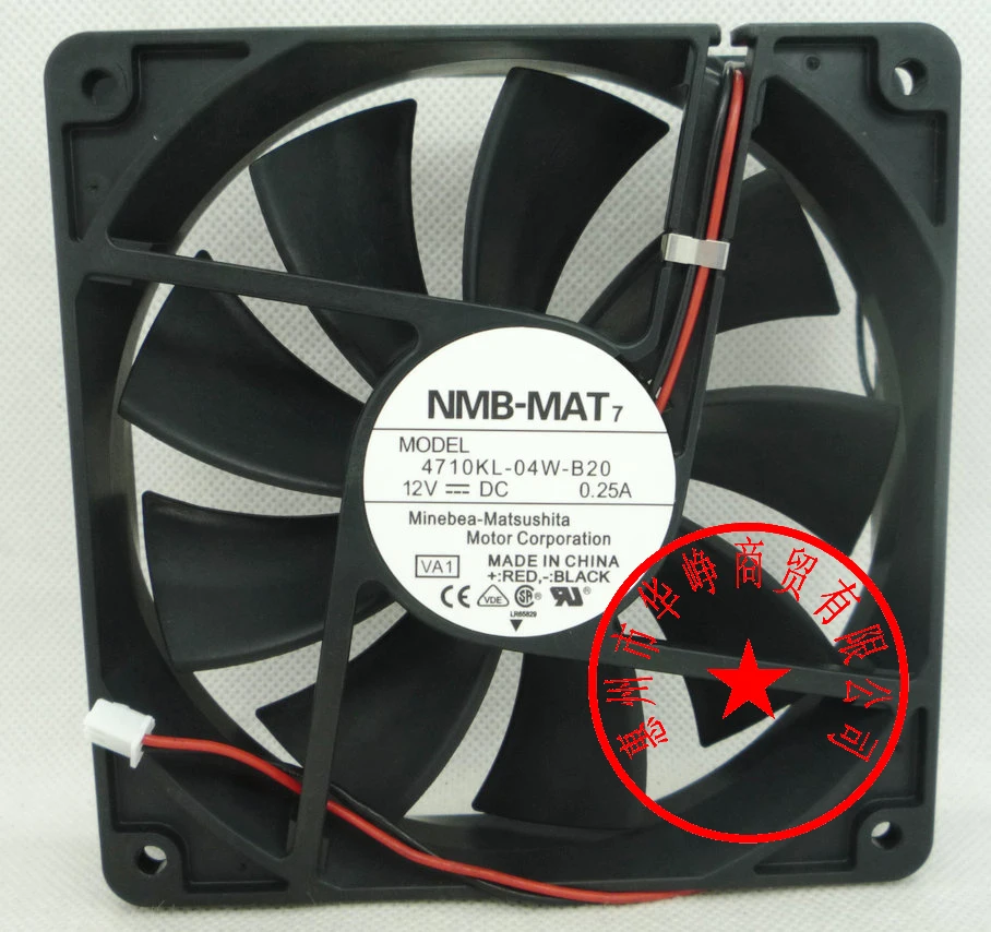 Вентилятор охлаждения шасси NMB 4710KL 04W B20 B29 12 в 0 25 а 120*120*25 мм см|cooling fan|12cm fanfan 12cm |