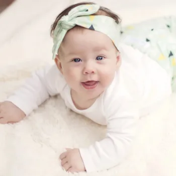 

Baby Girl Headwear DIY Bowknot Bow Elastic Knot Headbands Headwear