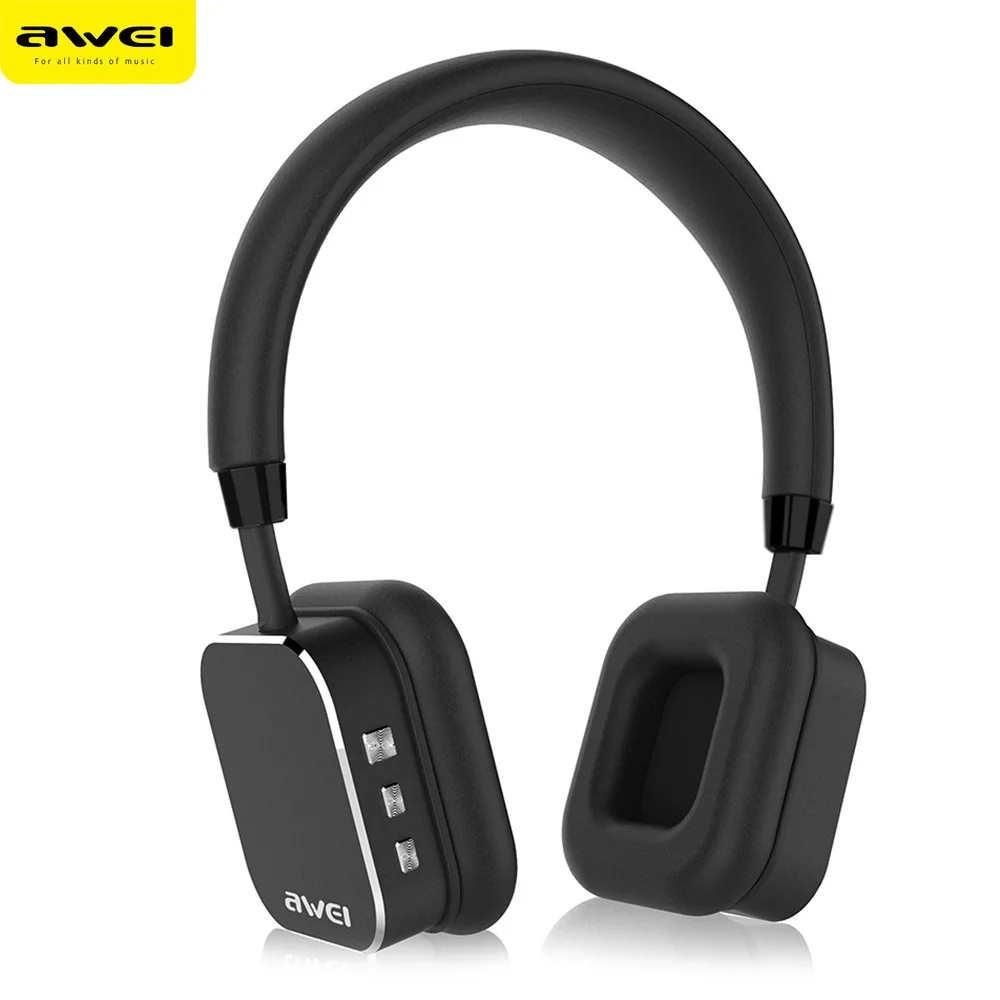 AWEI A900BL Headphone Wireless Headset Stereo HiFi Music Noise