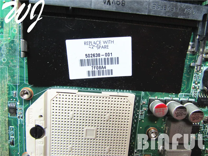 Материнская плата для ноутбука hp Pavilion DV5-1100 DV5-1105 502638-001 DA0QT8MB6G0 полностью протестирована