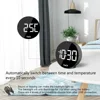 Alarm Clock Digital Large Time Temperature Light Voice Control USB Desk Table Watch Clocks Home Decor Desgin Gift FJ3209T ► Photo 3/6