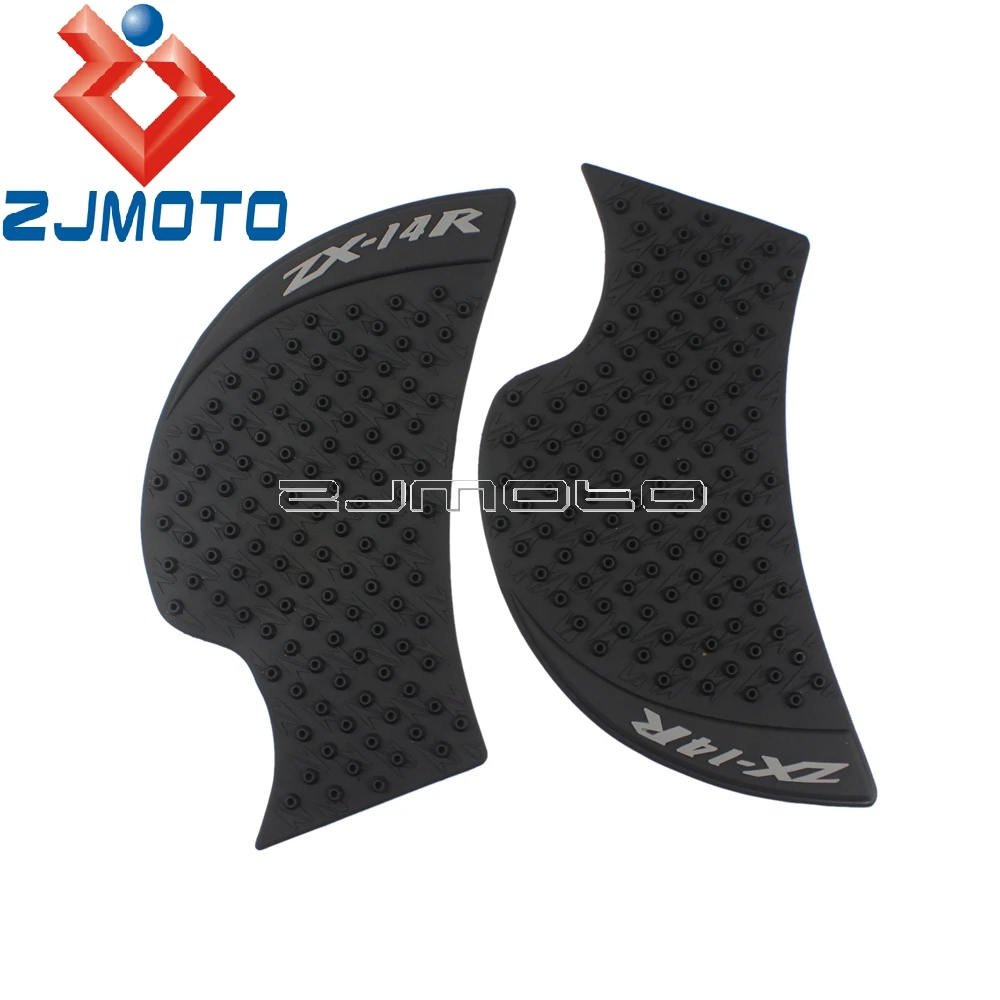 Motorcycle Tank Traction Pad Side Knee Grip Protector Rubber Fuel Tank