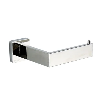 

Modern Sus304 Stainless Steel Bathroom Hardware Products Silver Wall Mounted Paper Holder Bathroom Hardware Pendant Paper Rack