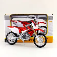 Maisto/1:12 весы/Моделирование литья под давлением модель мотоцикла Игрушка/Honda CRF450R Supercross/деликатная детская игрушка/воротник