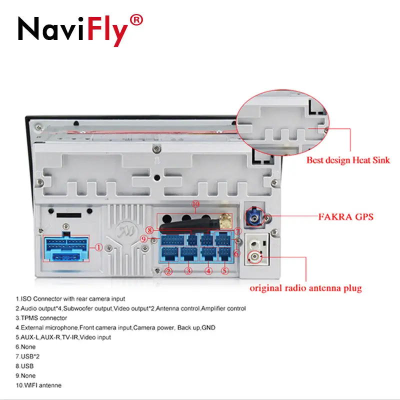 Best Android 9.0 IPS DSP 2din Car dvd radio player GPS For Ford Mondeo S-max Focus C-MAX Galaxy Fiesta transit Fusion Connect kuga 5