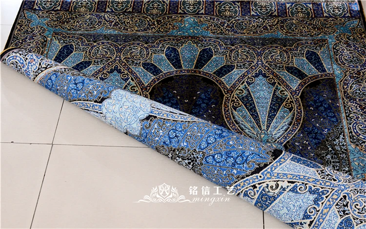 Рука 4'x6 'ткань молельный коврик шелковый ковер турецкие ковры продажи Шелковый ковер с восточным рисунком мягкие ковры для Гостиная