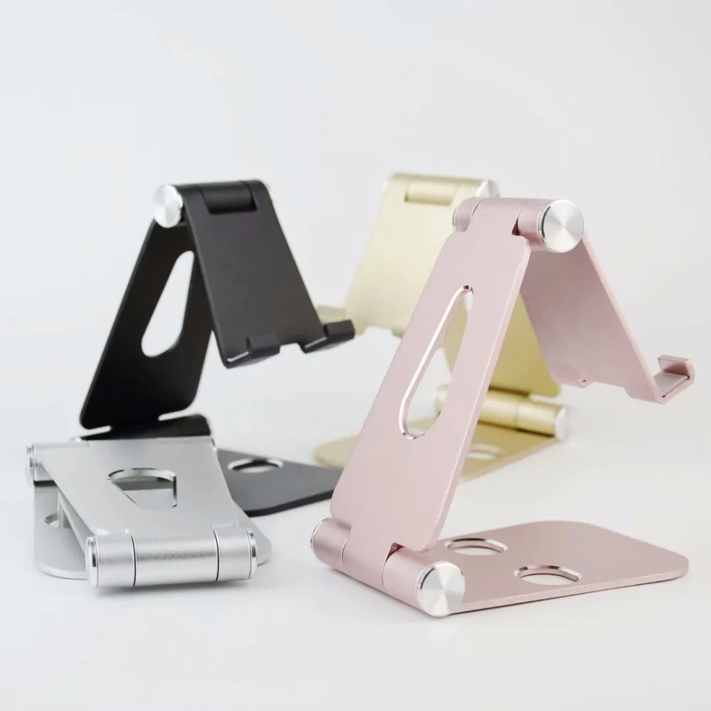 Supporti Pieghevoli Per Telefoni Cellulari Per Tablet Da Tavolo In Lega Di Alluminio Per Iphone X, Per Iphone 8/8 Plus,Oneplus 6,Oneplus 5/5T