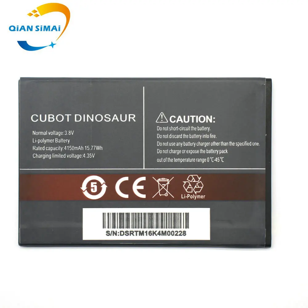 QiAN SiMAi 1 pièces de haute qualité nouvelle batterie de dinosaure CUBOT originale pour téléphone portable de dinosaure CUBOT en stock