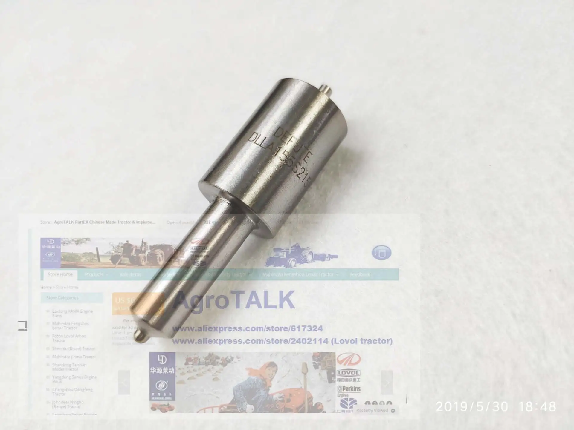 Форсунки топливного инжектора код форсунки: DLLA155S215/DLLA154S284 | Инструменты