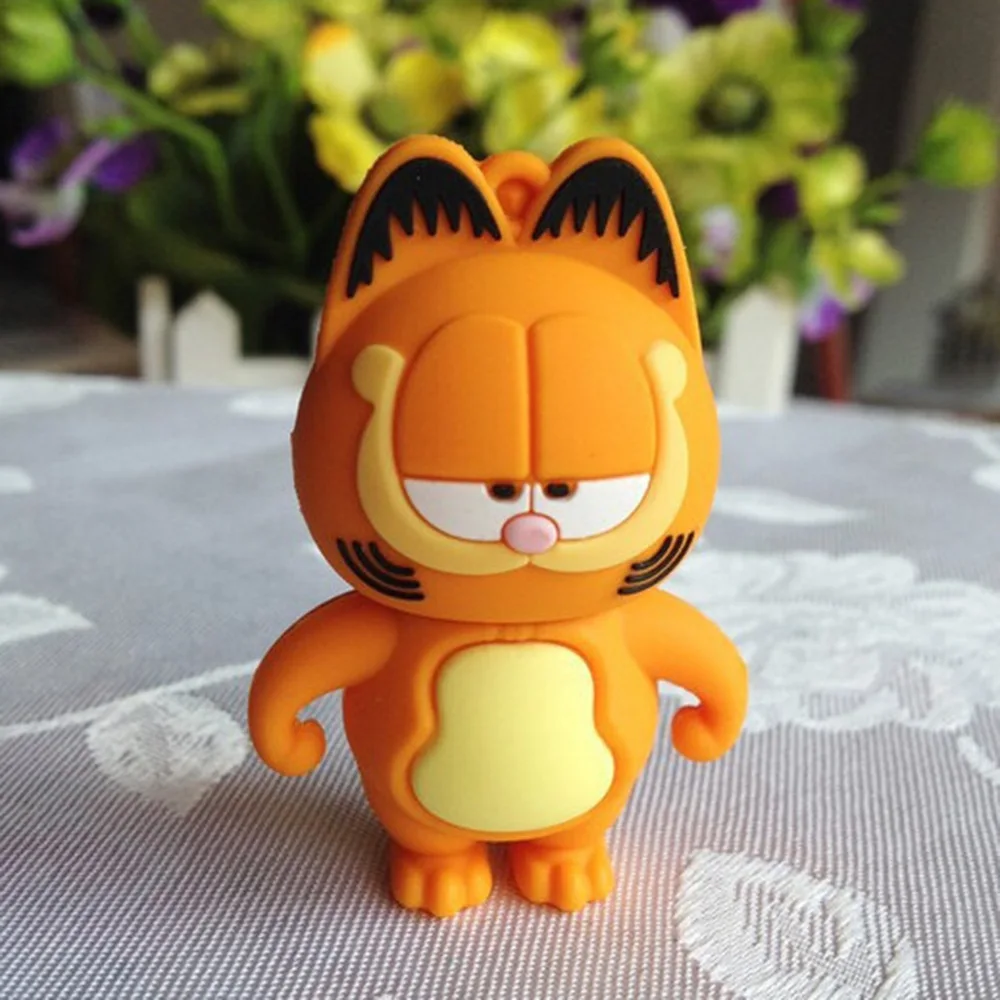 Новая мультяшная Флешка Animado Garfield, Usb флеш-накопитель, флеш-карта памяти, u-диск, прекрасная флешка, 32 ГБ, 16 ГБ, 64 ГБ, 128 ГБ, 4 Гб, флеш-накопитель