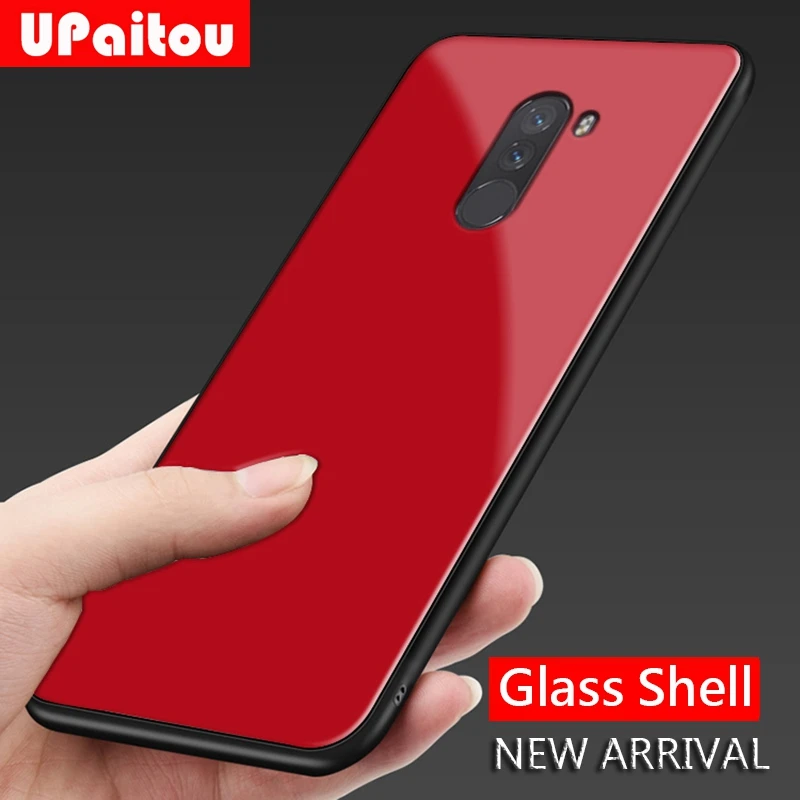 Чехол из закаленного стекла UPaitou для Xiaomi Pocophone F1 F2 Pro мягкий термополиуретановый