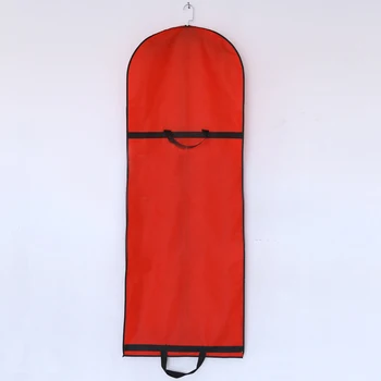 

Portable Foldable Storage Bag Wedding Dress Bridal Robe Hanging Cover Women Formal Clothes Water Dust Proof Case Non-woven FC95